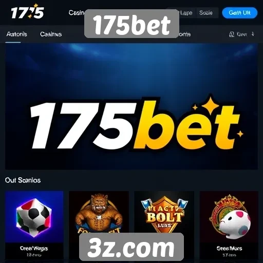 Opções de jogos disponíveis na 175bet